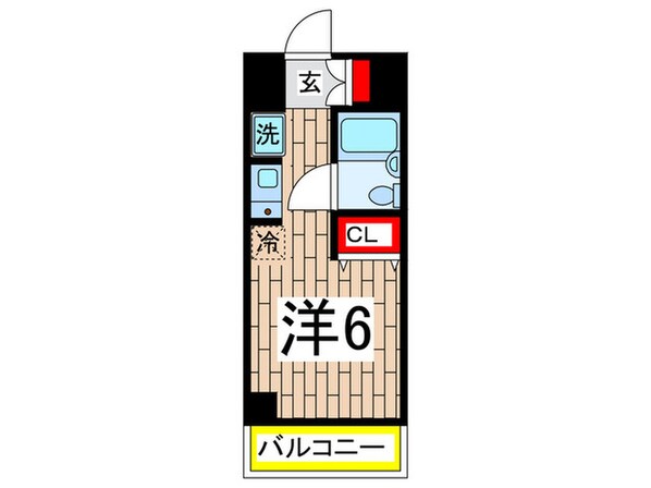 日神ﾊﾟﾚｽﾃｰｼﾞ蒔田公園（305）の物件間取画像